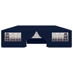 vidaXL Professional Party Tent with Side Walls 4x9 m Blue 90 g/m? 4