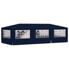vidaXL Professional Party Tent with Side Walls 4x9 m Blue 90 g/m? 6