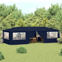 vidaXL Professional Party Tent with Side Walls 4x9 m Blue 90 g/m? 1