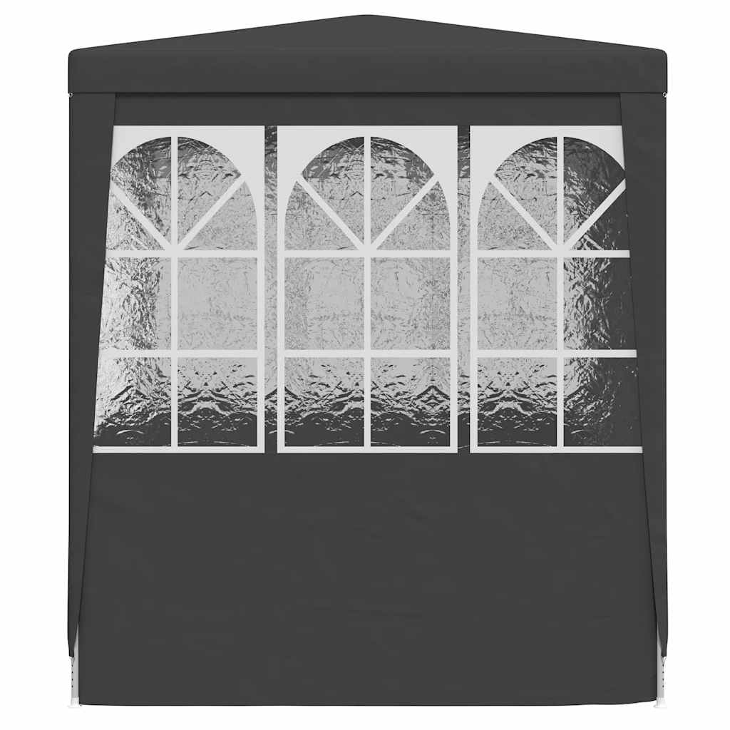 vidaXL Professional Party Tent with Side Walls 2x2 m Anthracite 90 g/m? 5