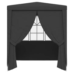 vidaXL Party Tent | Anthracite | Polyethylene | 2.5x2.5 meters 4