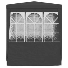 vidaXL Party Tent | Anthracite | Polyethylene | 2.5x2.5 meters 5