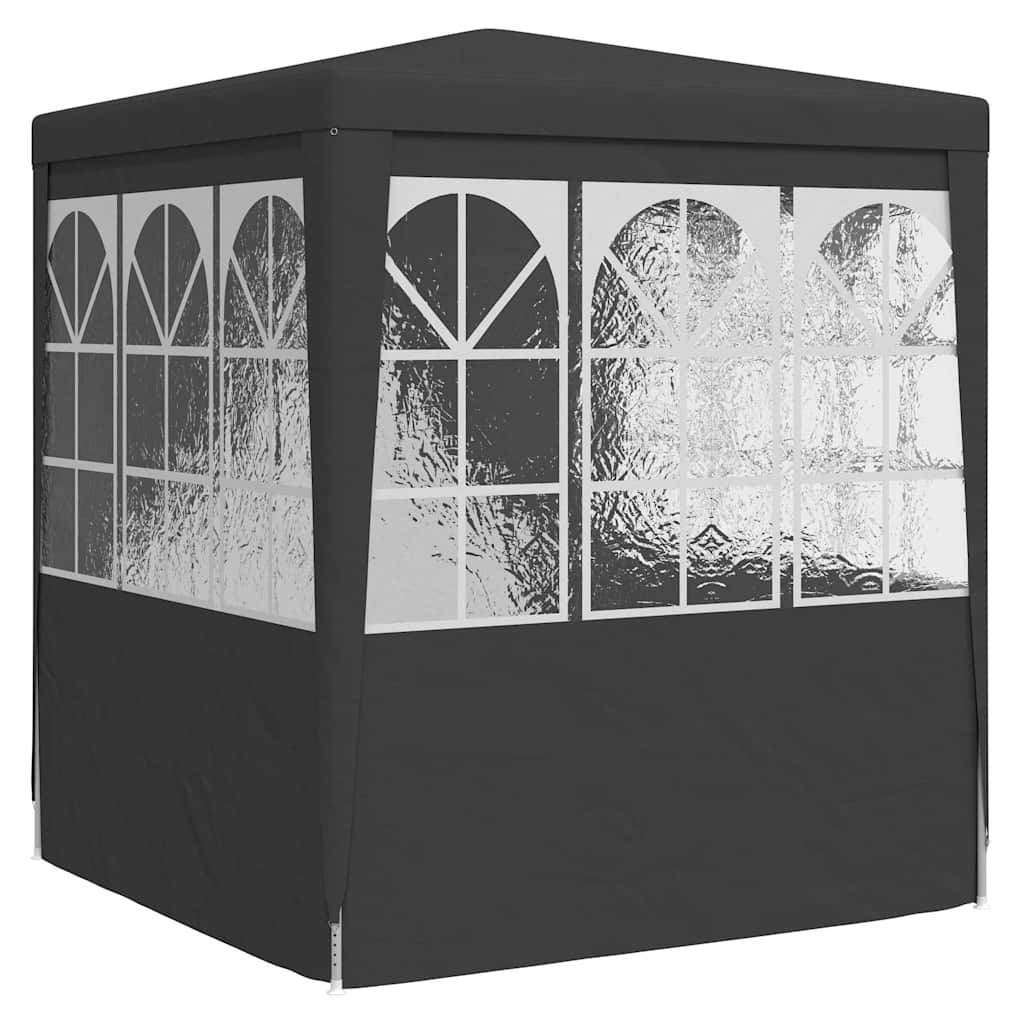vidaXL Party Tent | Anthracite | Polyethylene | 2.5x2.5 meters 6