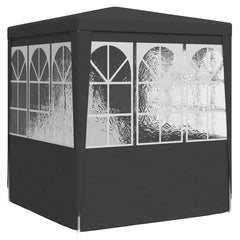 vidaXL Party Tent | Anthracite | Polyethylene | 2.5x2.5 meters 6