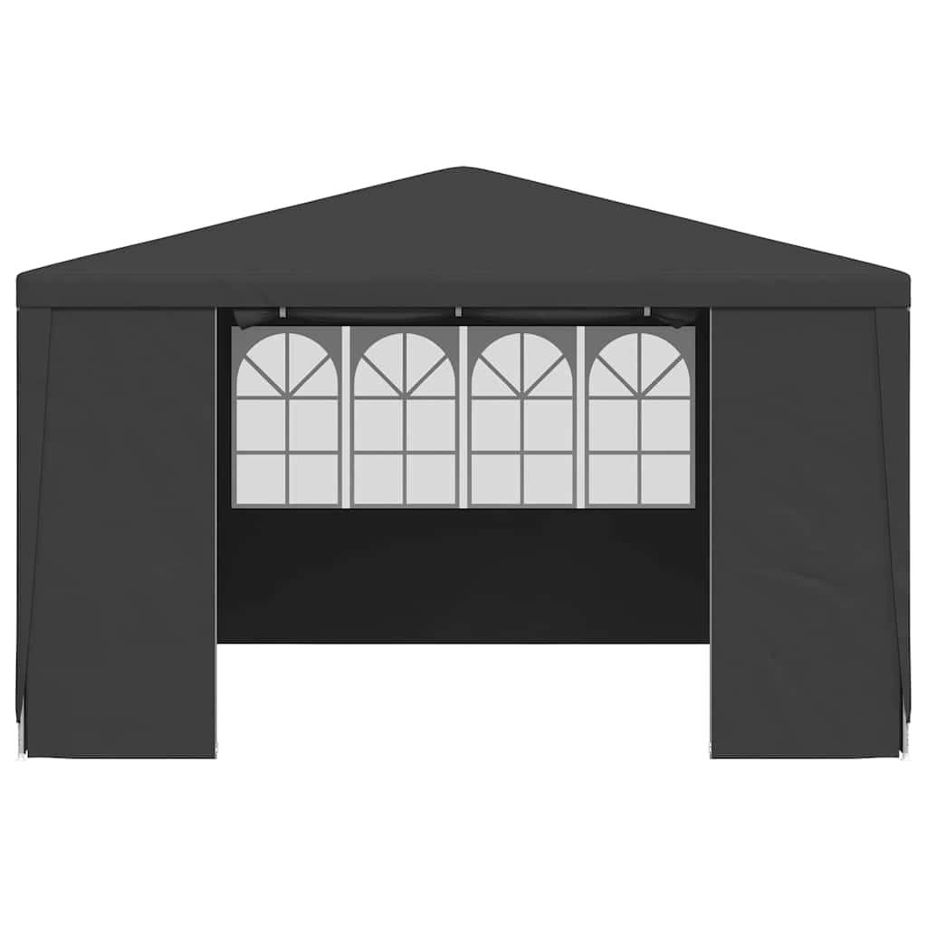 vidaXL Professional Party Tent with Side Walls 4x4 m Anthracite 90 g/m? 4