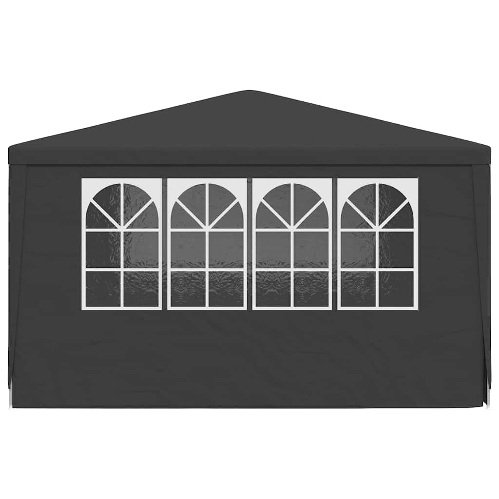 vidaXL Professional Party Tent with Side Walls 4x4 m Anthracite 90 g/m? 5