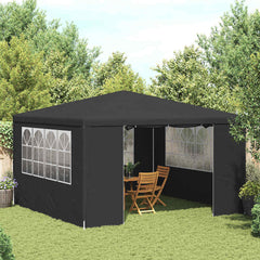 vidaXL Professional Party Tent with Side Walls 4x4 m Anthracite 90 g/m? 1