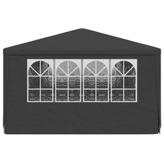 vidaXL Professional Party Tent with Side Walls 4x6 m Anthracite 90 g/m? 5