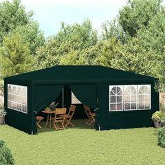 vidaXL Party Tent | Green | Polyethylene | 4x6 m |  Durable  | Party Tent 1
