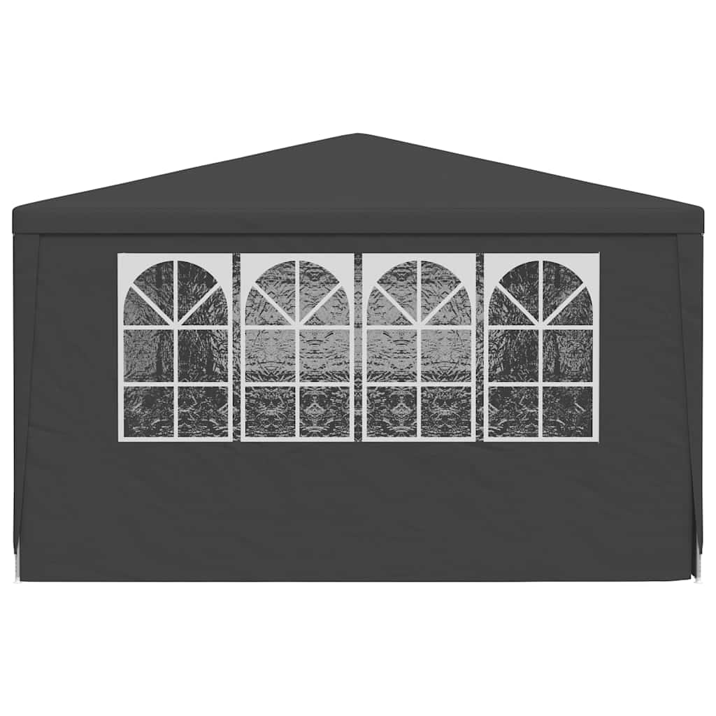 vidaXL Party Tent | Anthracite | Polyethylene, Steel | 4x9 m |  Foldable 5