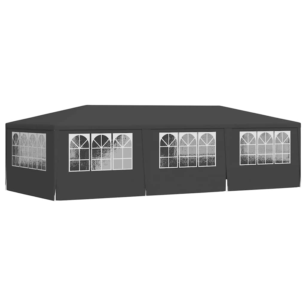 vidaXL Party Tent | Anthracite | Polyethylene, Steel | 4x9 m |  Foldable 6