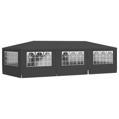vidaXL Party Tent | Anthracite | Polyethylene, Steel | 4x9 m |  Foldable 6