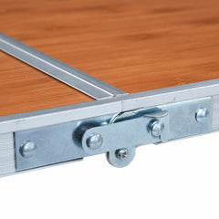vidaXL Foldable Camping Table Aluminium 120x60 cm 6
