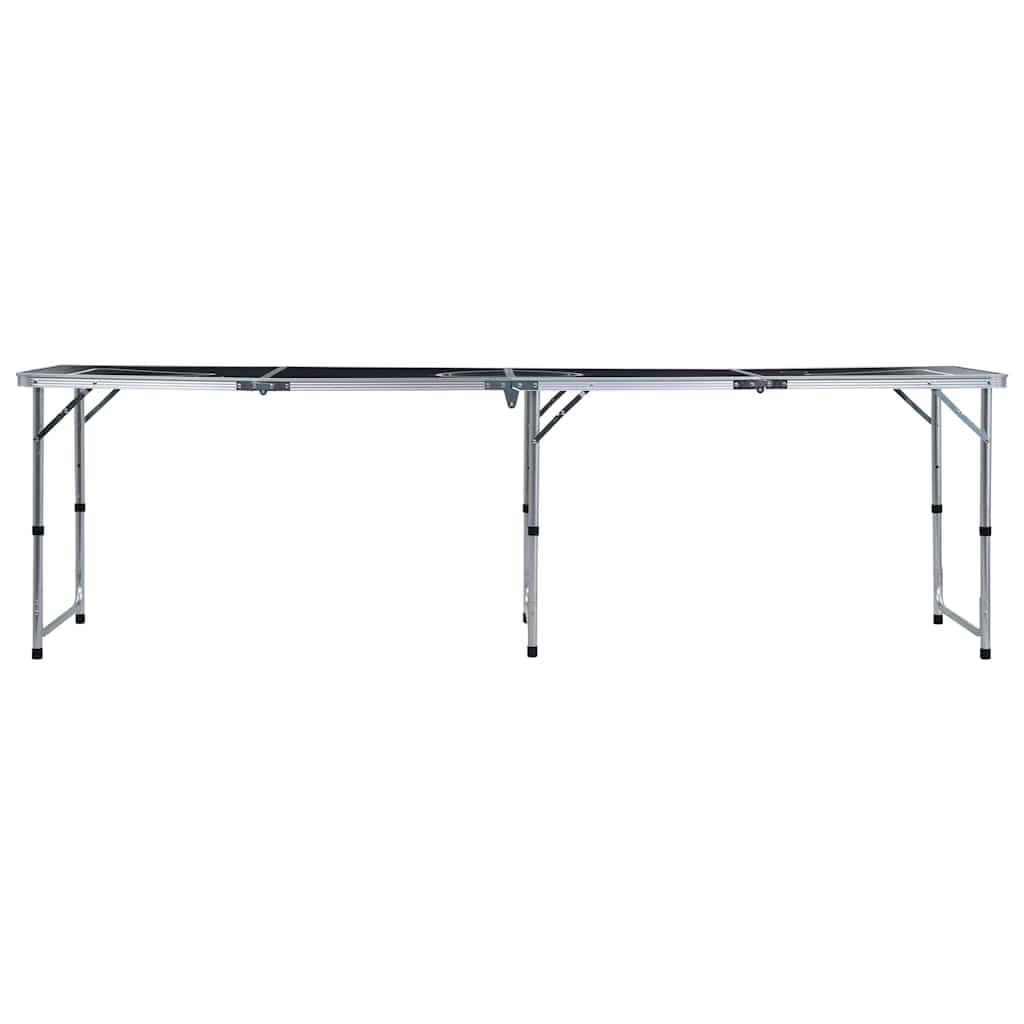 48188 vidaXL Folding Beer Pong Table 240 cm Black 3