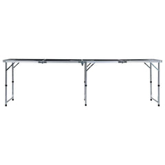 48188 vidaXL Folding Beer Pong Table 240 cm Black 3