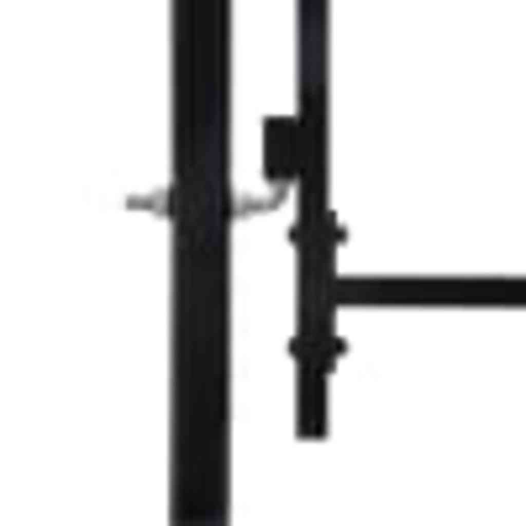 Double Door Fence Gate "Woerden" with Spear Top 400x174,5 cm 400 x 174.5 cm