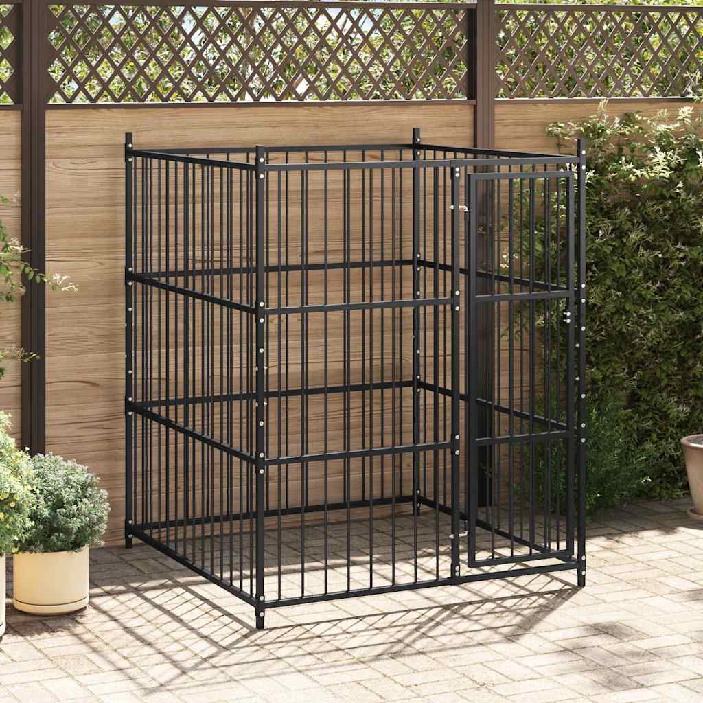 Outdoor Dog Kennel 150 cm 185 cm 150 cm