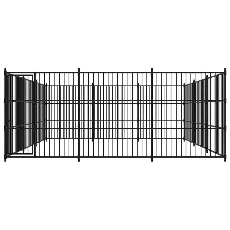 Outdoor Dog Kennel 450x450x185 cm