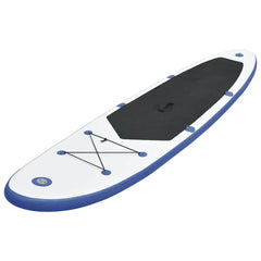 Inflatable Stand Up Paddleboard Set and White Blue 360 cm