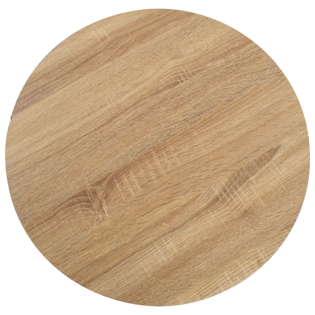 vidaXL Bistro Table Light Brown 50 cm MDF 2