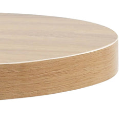 vidaXL Bistro Table Light Brown 50 cm MDF 4
