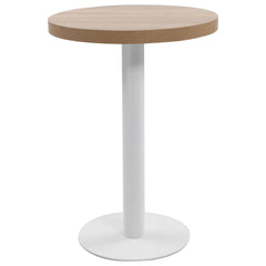 vidaXL Bistro Table Light Brown 60 cm MDF 1