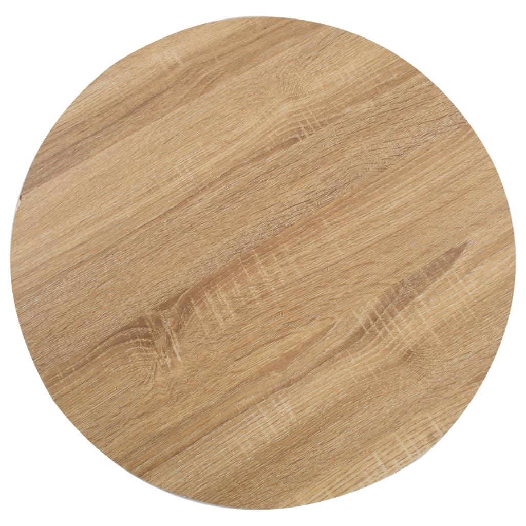 vidaXL Bistro Table Light Brown 60 cm MDF 2
