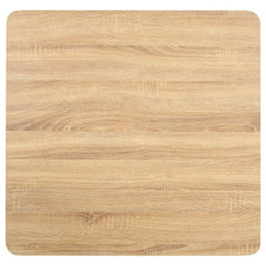 vidaXL Bistro Table Light Brown 80X80 cm MDF 3