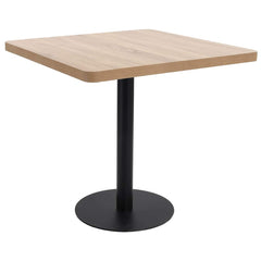Bistro Table Light Brown in Light Brown and Black