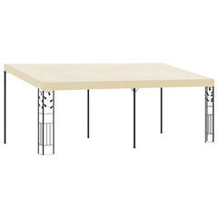 Wall-mounted Gazebo 3x3x2,5 m Cream 6 x 3 x 2.5 m