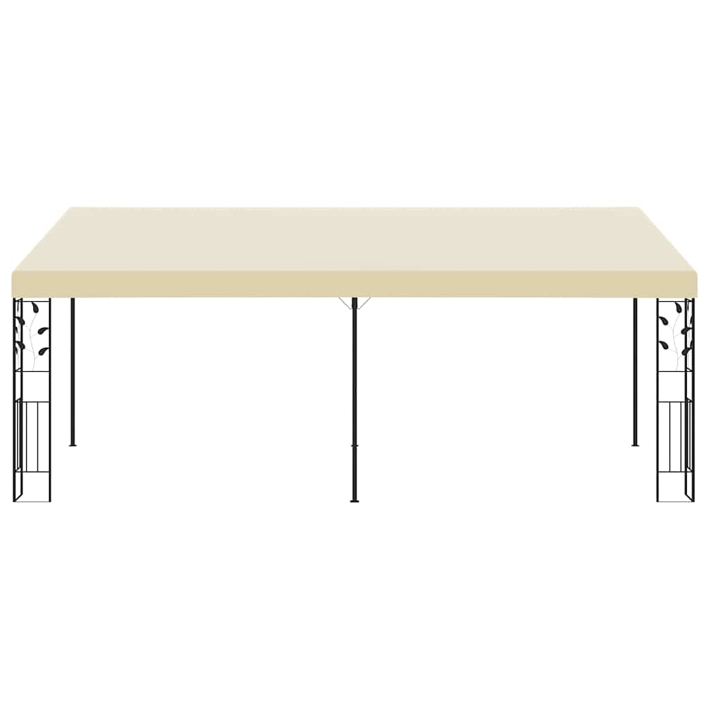 Wall-mounted Gazebo 3x3x2,5 m Cream 6 x 3 x 2.5 m