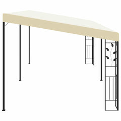 Wall-mounted Gazebo 3x3x2,5 m Cream 6 x 3 x 2.5 m