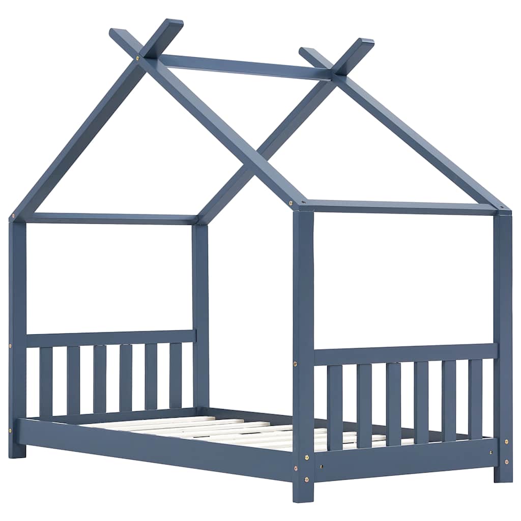 Kids Bed Frame Solid Pine Wood