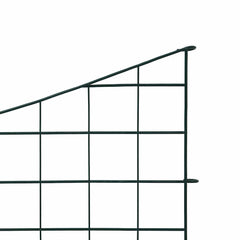 146104 vidaXL Lower Arch Garden Fence Set 77,5x64 cm Green 5