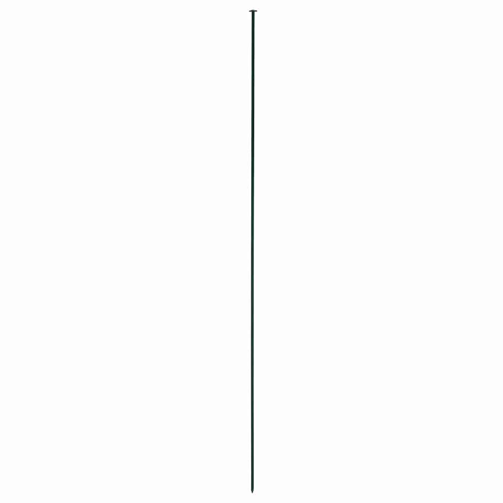 146104 vidaXL Lower Arch Garden Fence Set 77,5x64 cm Green 4