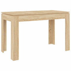vidaXL Dining Table Sonoma Oak 120x60x76 cm Engineered Wood 2