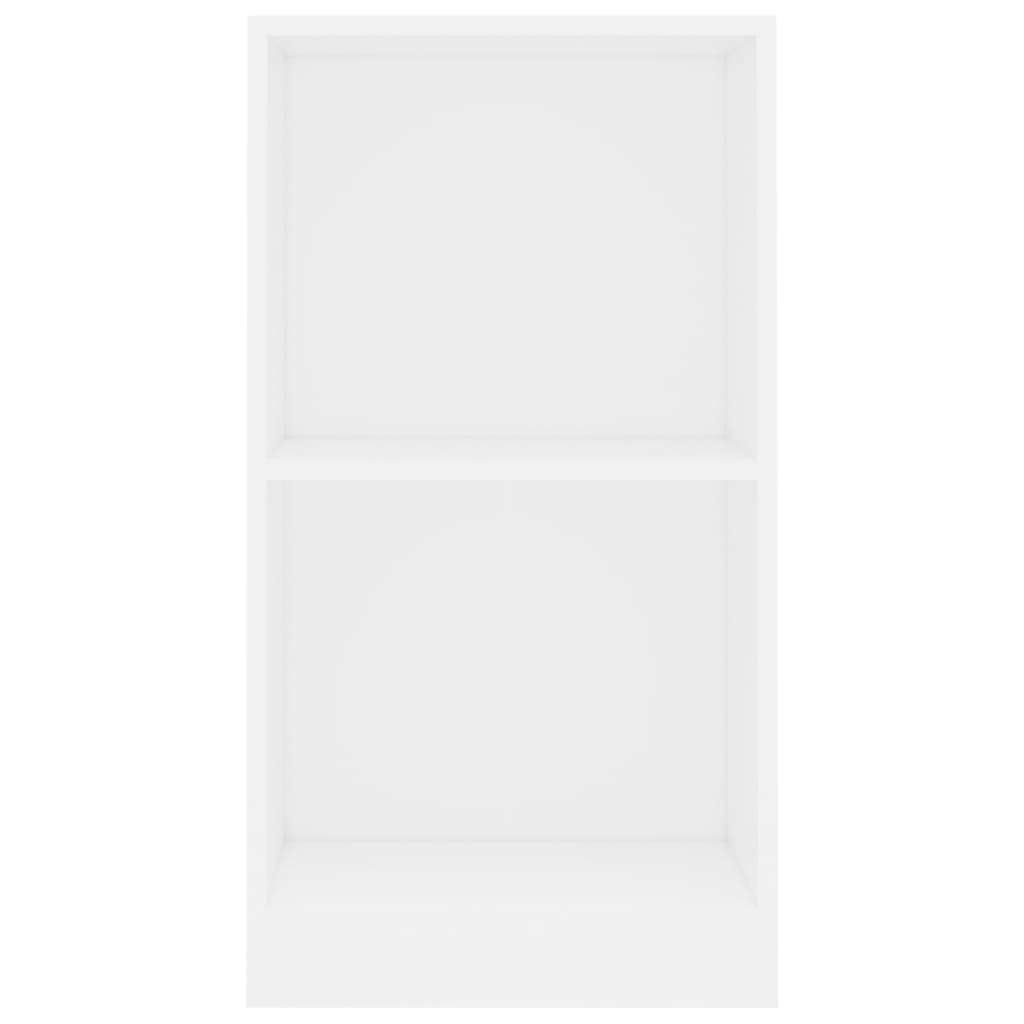 vidaXL Bookcase White 40x24x75 cm Engineered Wood 3