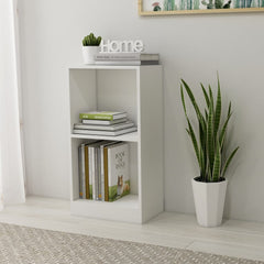 vidaXL Bookcase White 40x24x75 cm Engineered Wood 1