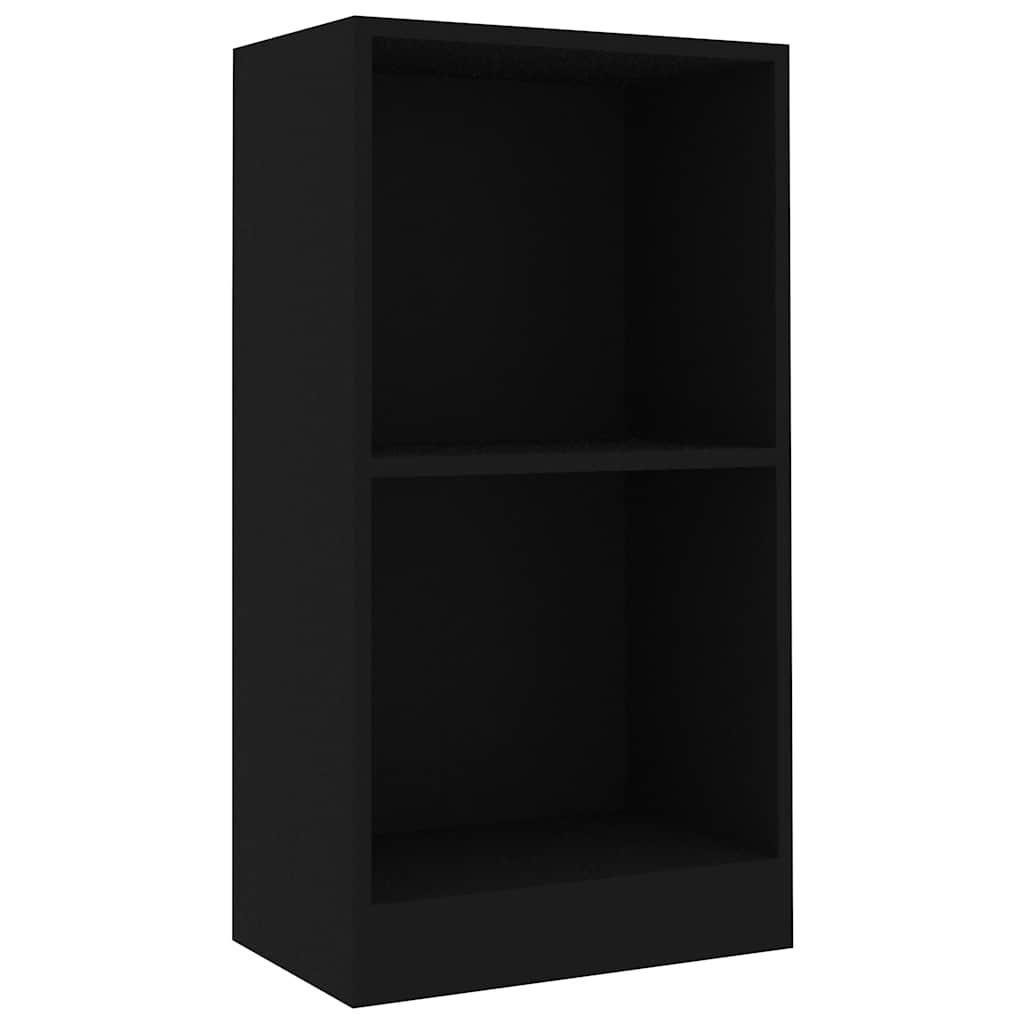 vidaXL Bookcase Black 40x24x75 cm Engineered Wood 2