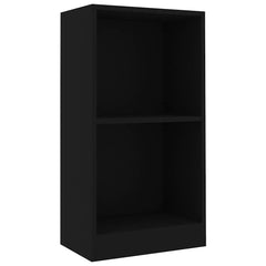 vidaXL Bookcase Black 40x24x75 cm Engineered Wood 2