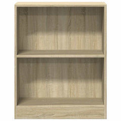800858 vidaXL Bookshelf Sonoma Oak 60x24x76 cm Engineered Wood 4