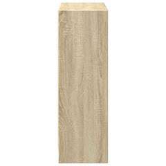 800858 vidaXL Bookshelf Sonoma Oak 60x24x76 cm Engineered Wood 6