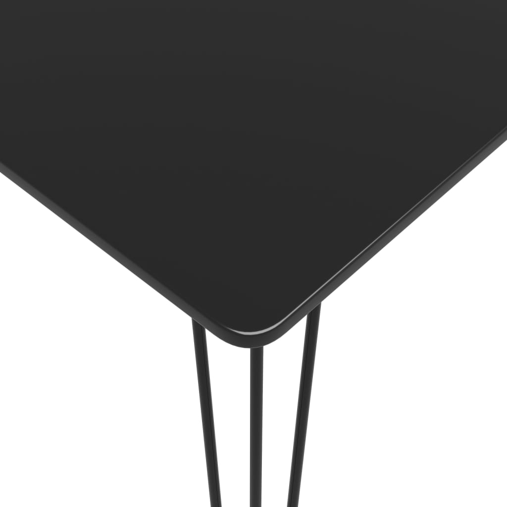 vidaXL Bar Table Black 120x60x105 cm 4