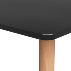 vidaXL Bar Table Black 120x60x105 cm 4
