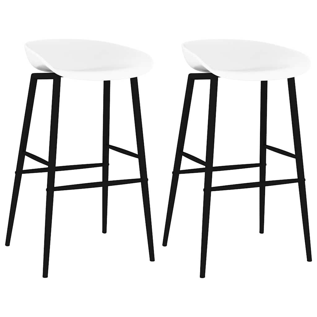Bar Chairs White and black 2
