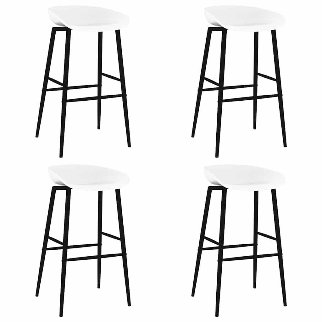 Bar Chairs White and black 4