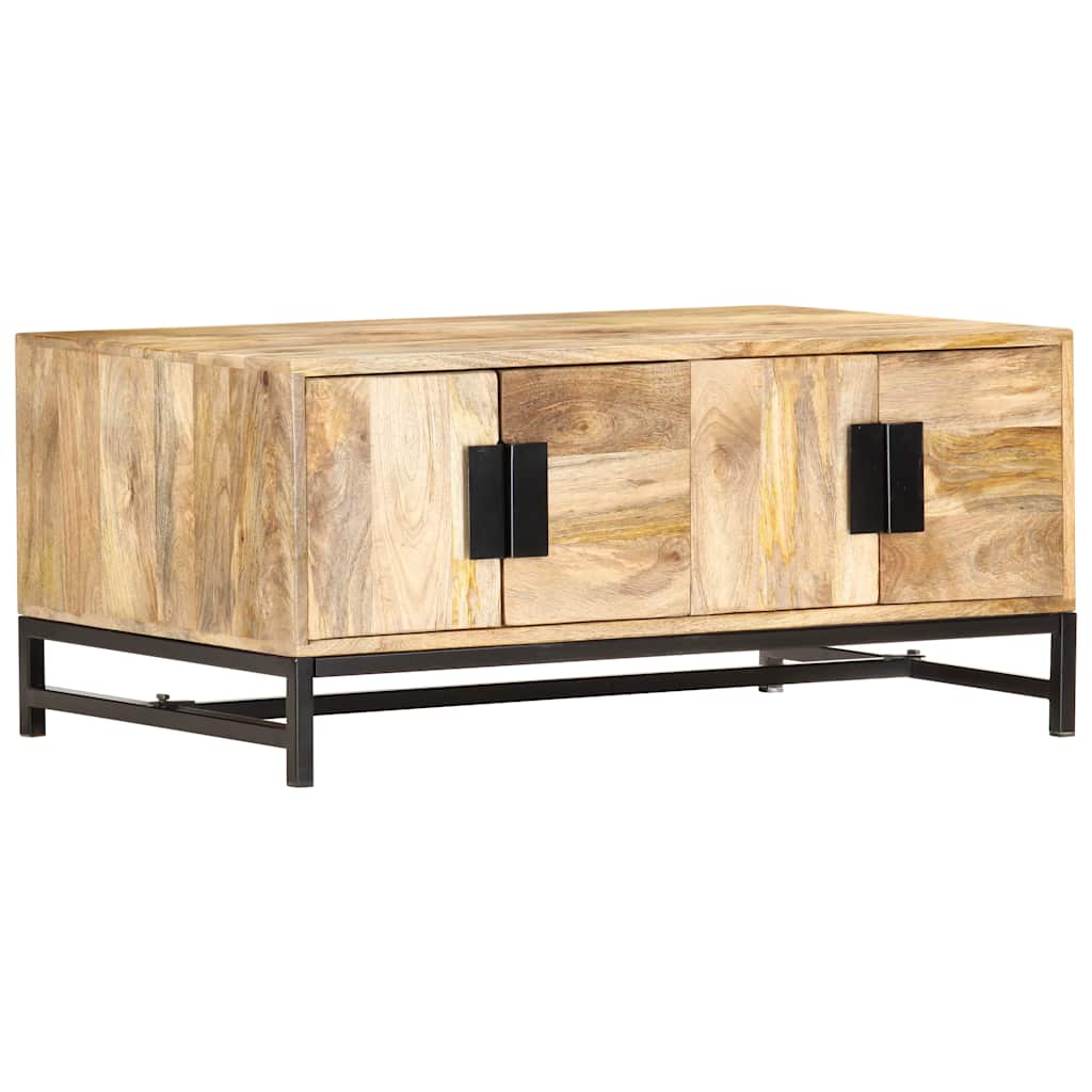 285869 vidaXL Coffee Table 90x55x40 cm Solid Mango Wood 4