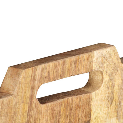 Wall-mounted Magazine Rack 33x10x67 cm Solid Rough Mango Wood