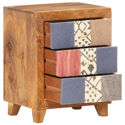 Bedside Cabinet 40x30x50 cm Solid Mango Wood