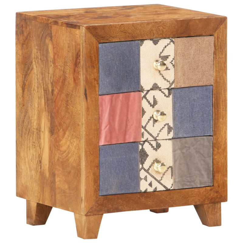 Bedside Cabinet 40x30x50 cm Solid Mango Wood